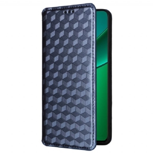 Flip Case Realme 12 Plus 5g Handyhülle 3d-würfel