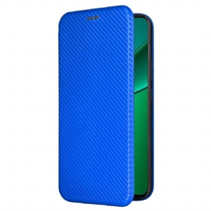 Flip Case Realme 12 Plus 5g Kohlefaser