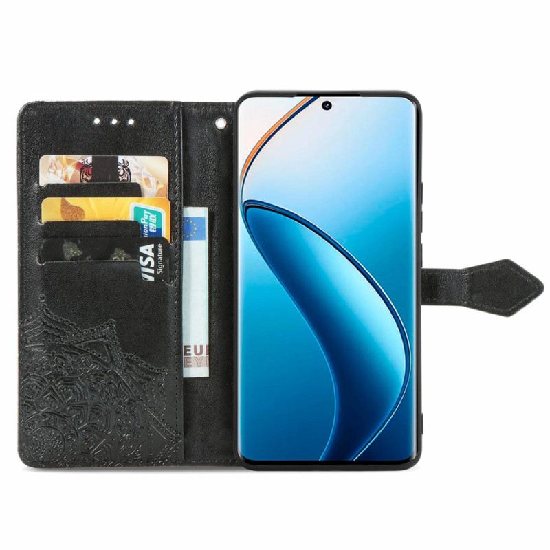 Lederhüllen Realme 12 Plus 5g Barockes Mandala