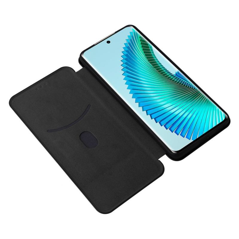 Flip Case Für Honor X9b / Magic 6 Lite Kohlefaser