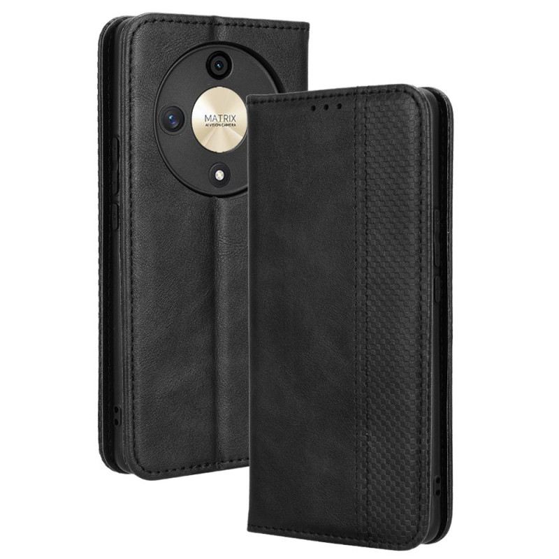 Flip Case Für Honor X9b / Magic 6 Lite Vintage-kunstleder