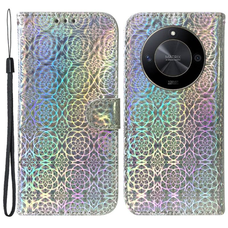 Lederhüllen Für Honor X9b / Magic 6 Lite Riemchen-disco-stil