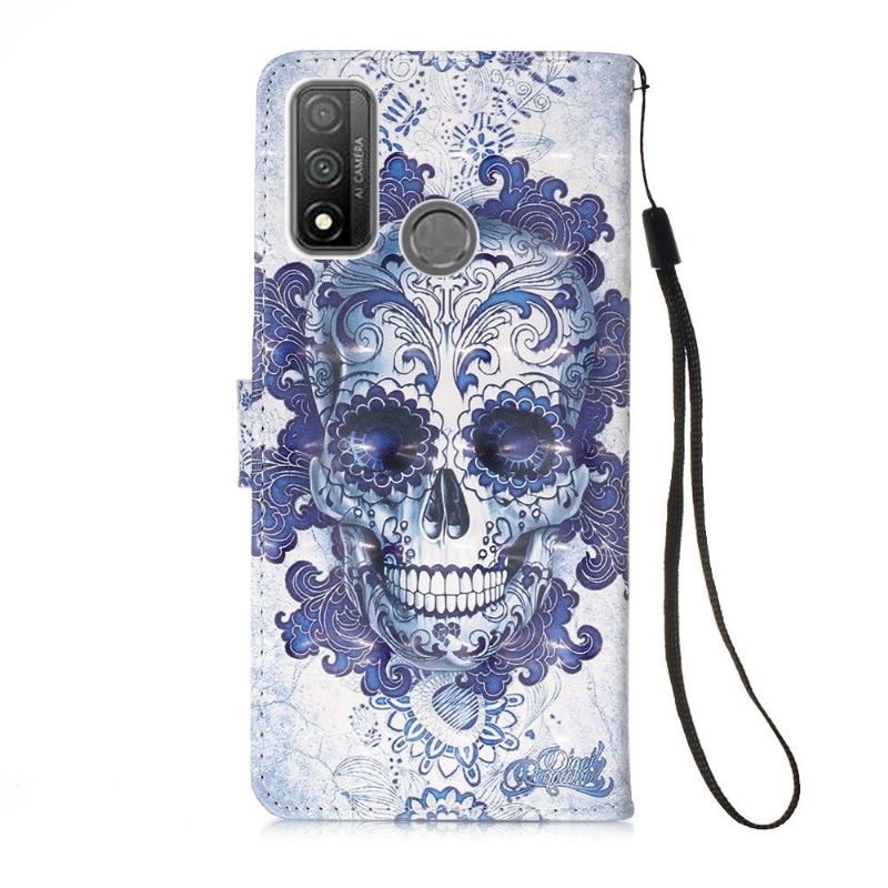 Lederhüllen Für Huawei P Smart 2020 Schutzhülle Calavera-muster