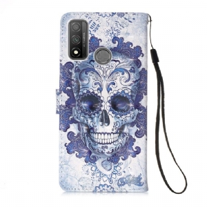 Lederhüllen Für Huawei P Smart 2020 Schutzhülle Calavera-muster