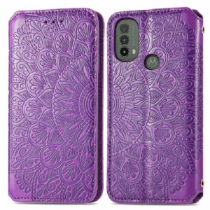 Schutzhülle Für Moto E40 / E30 / E20 Flip Case Mandala