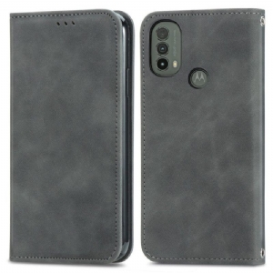 Schutzhülle Für Moto E40 / E30 / E20 Flip Case Skin-touch-design