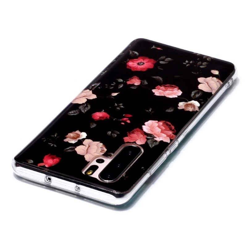 Handyhülle Für Huawei P30 Pro Leuchtende Blumen