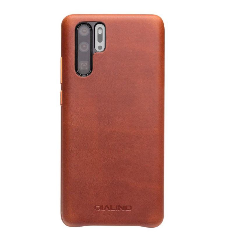 Handyhülle Für Huawei P30 Pro Schutzhülle Qialino Premium Leder - Braun