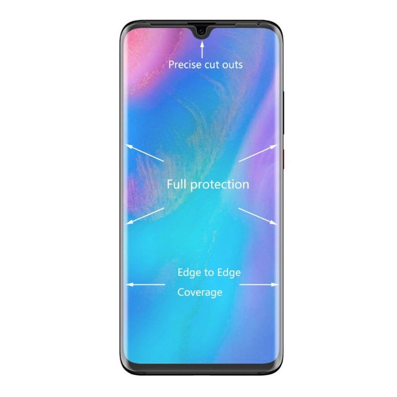 Huawei P30 Pro - Displayschutzfolie Aus Gehärtetem Glas In Voller Größe - Transparent