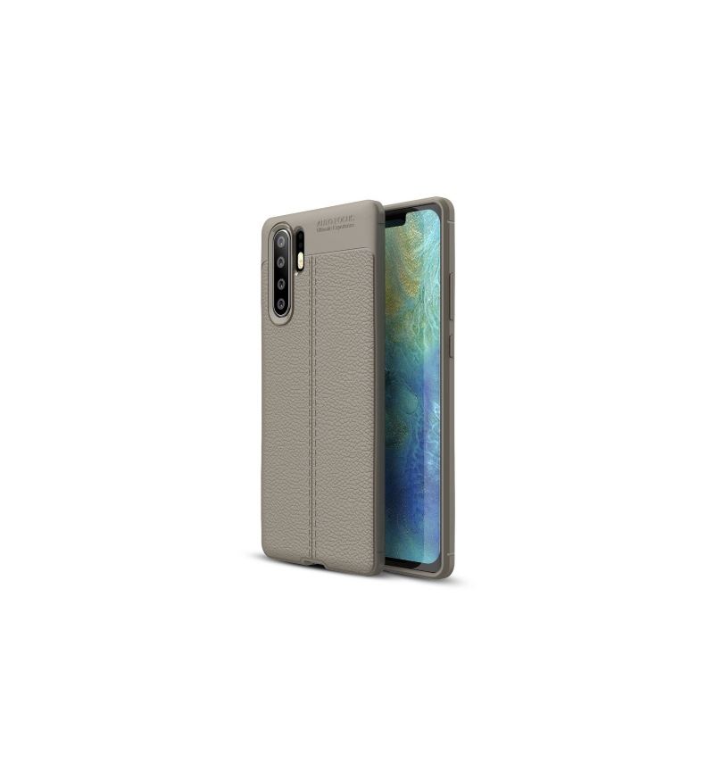 Hülle Für Huawei P30 Pro Strukturiertes Leder-style-gel