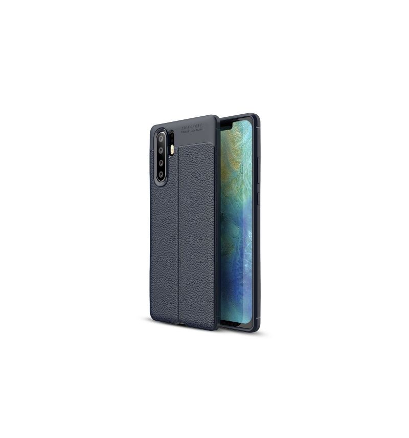 Hülle Für Huawei P30 Pro Strukturiertes Leder-style-gel