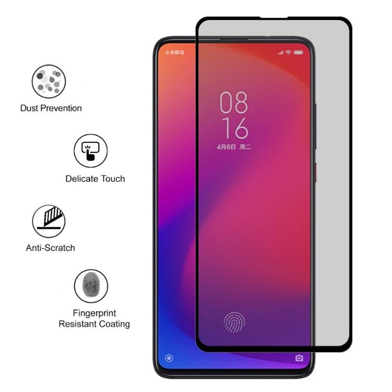 Xiaomi Mi 9T / Mi 9T Pro - Displayschutz Aus Gehärtetem Glas & Blickschutzfilter