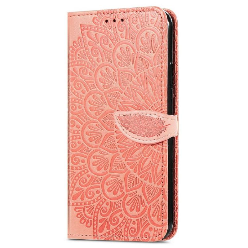 Flip Case Für Motorola Moto E20 / E30 / E40 Mandala-blatt