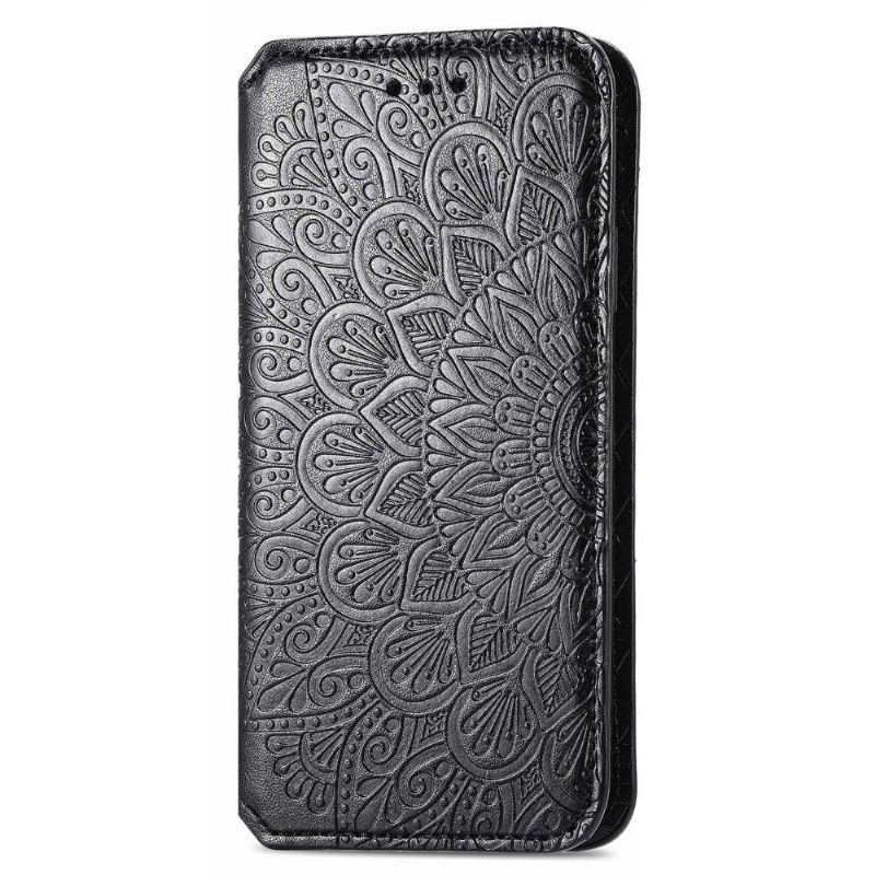 Lederhüllen Für Motorola Moto E20 / E30 / E40 Anti-Sturz Flip Case Flip-chic-mandala