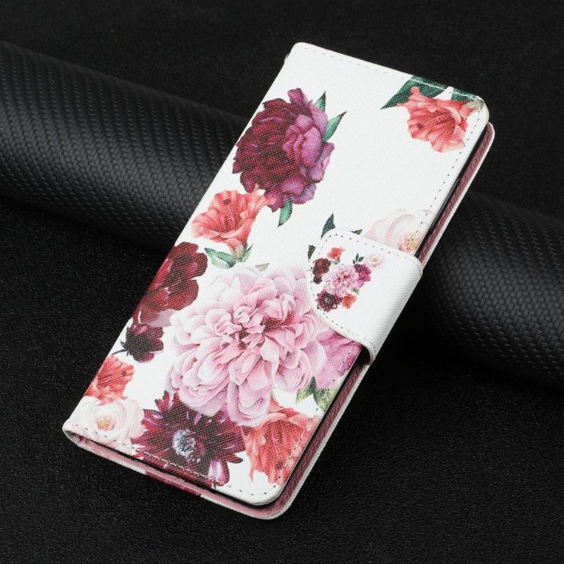 Flip Case Für Samsung Galaxy A03s Pfingstrose