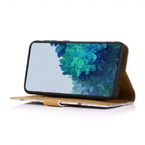 Flip Case Für Samsung Galaxy A22 4G Blühender Baum