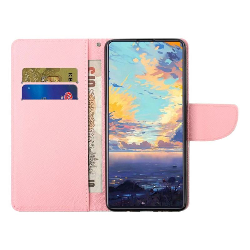 Flip Case Für Samsung Galaxy A22 4G Chatinhalt