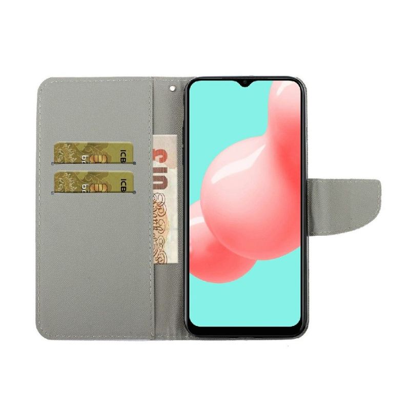 Flip Case Für Samsung Galaxy A22 4G Gänseblümchen