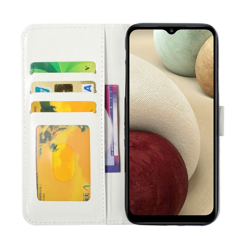 Flip Case Für Samsung Galaxy A22 4G Leben Lachen Liebe