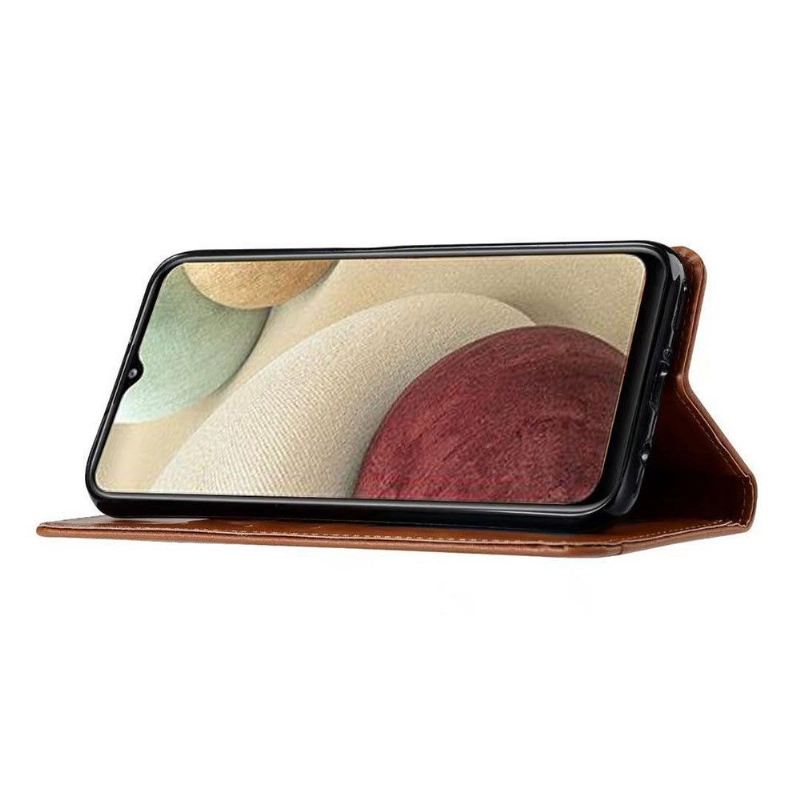 Flip Case Für Samsung Galaxy A22 4G Standetui In Lederoptik