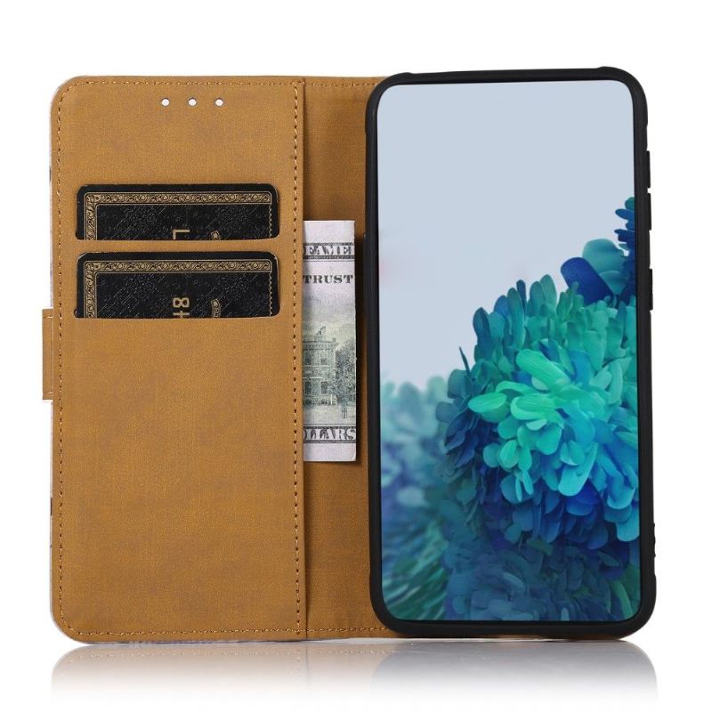 Flip Case Für Samsung Galaxy A22 4G Wilder Tiger