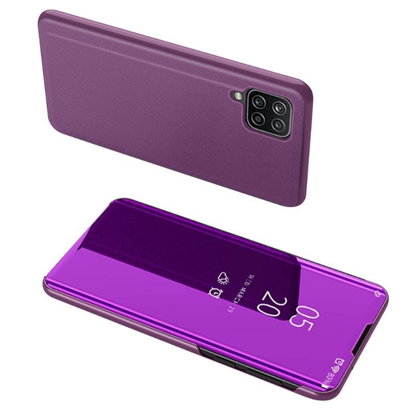 Handyhülle Für Samsung Galaxy A22 4G Schutzhülle Flip Case Spiegeleffekt