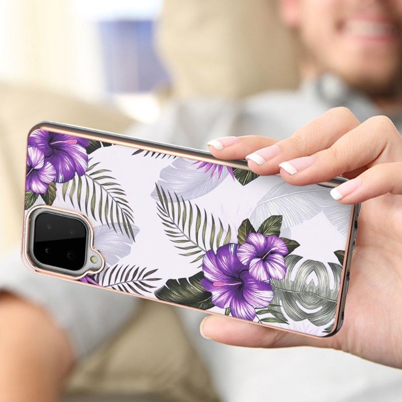 Hülle Für Samsung Galaxy A22 4G Exotische Blumen