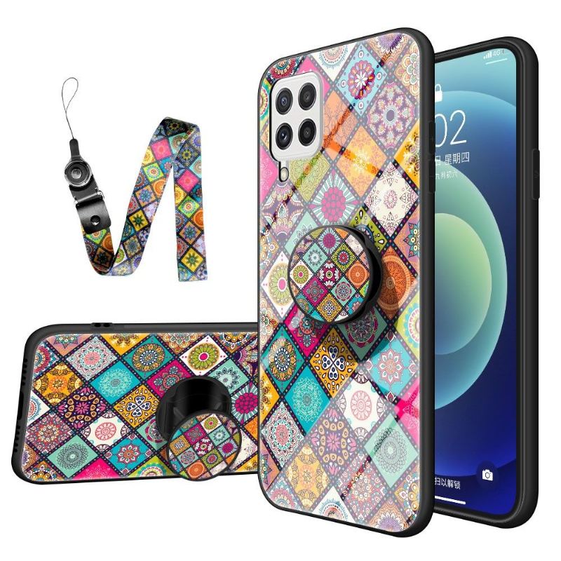 Hülle Für Samsung Galaxy A22 4G Mandala-kaleidoskop Mit Ständer