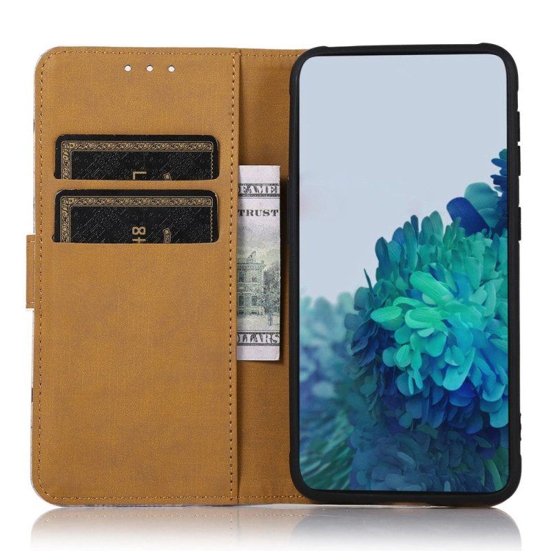 Flip Case Für OnePlus 10T 5G Wilder Tiger