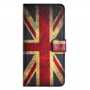 Lederhüllen Für OnePlus 10T 5G Vintage Englische Flagge