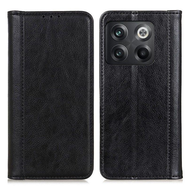 Schutzhülle Für OnePlus 10T 5G Flip Case Farbige Version Aus Spaltleder