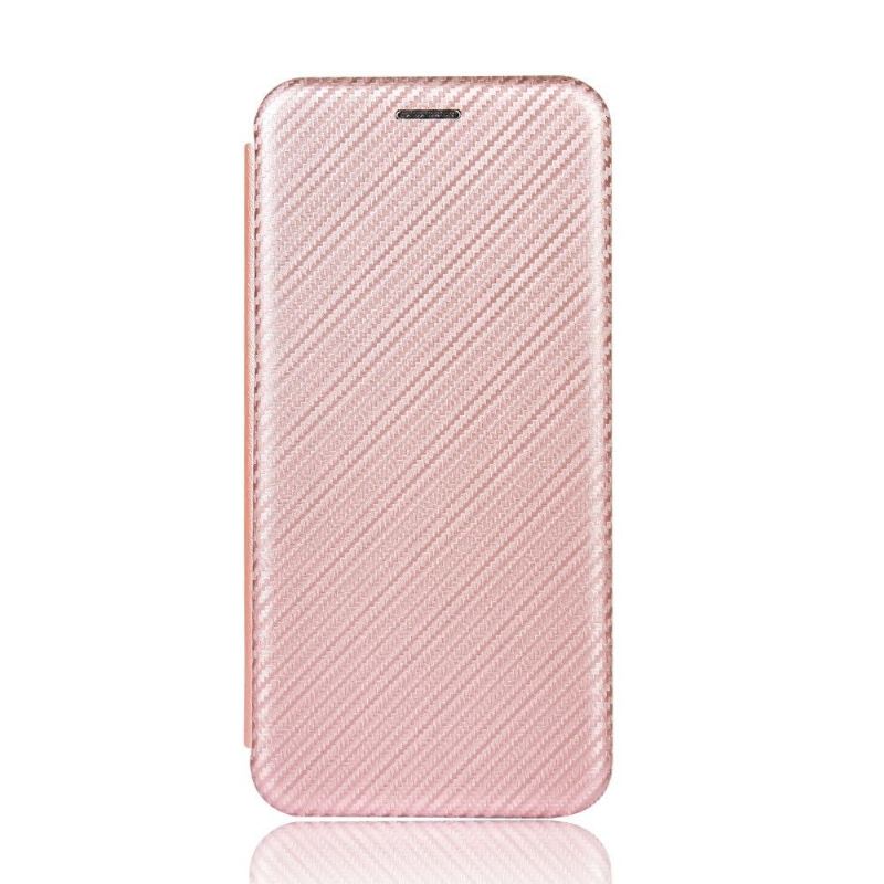 Flip Case Für Samsung Galaxy A31 Kohlefaser-effekt