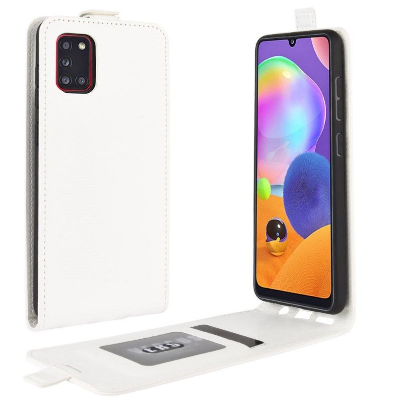 Lederhüllen Für Samsung Galaxy A31 Flip Case Vertikales Kunstleder