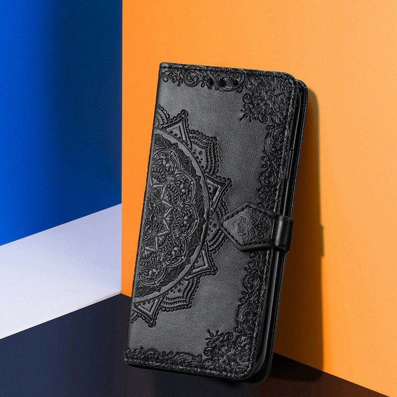 Flip Case Für Oppo Find X3 Pro Mandala-mittelalter