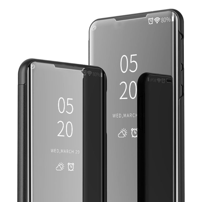 Handyhülle Für Oppo Find X3 Pro Schutzhülle Flip Case Spiegeleffekt