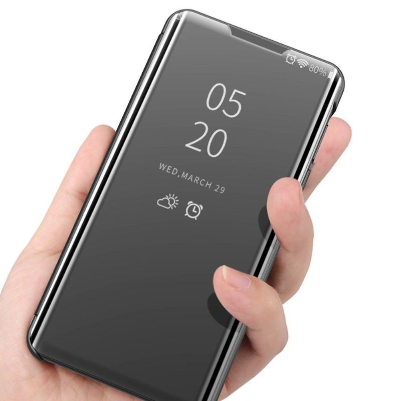 Handyhülle Für Oppo Find X3 Pro Schutzhülle Flip Case Spiegeleffekt