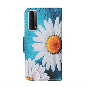 Flip Case Für Huawei P Smart 2021 Gänseblümchen