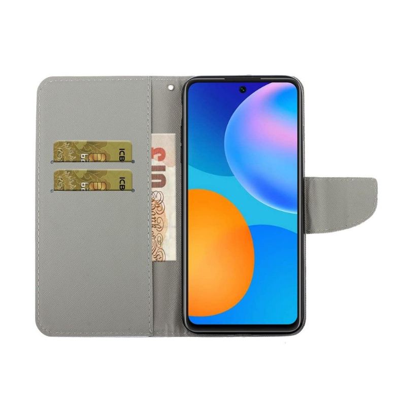 Flip Case Für Huawei P Smart 2021 Gänseblümchen