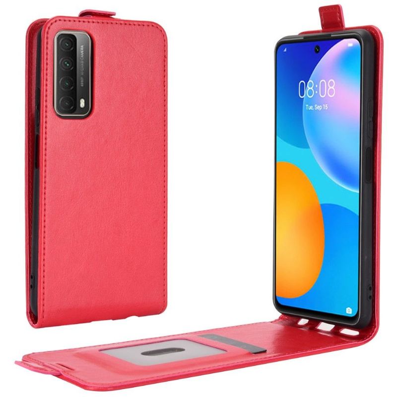 Lederhüllen Für Huawei P Smart 2021 Schutzhülle Flip Case Kunstleder Vertikal