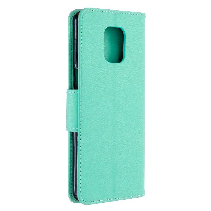 Case Für Xiaomi Redmi Note 9S / Redmi Note 9 Pro Flip Case Genarbter Ledereffekt