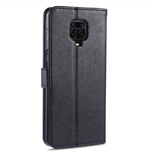 Flip Case Für Xiaomi Redmi Note 9S / Redmi Note 9 Pro Azns Retro-ledereffekt