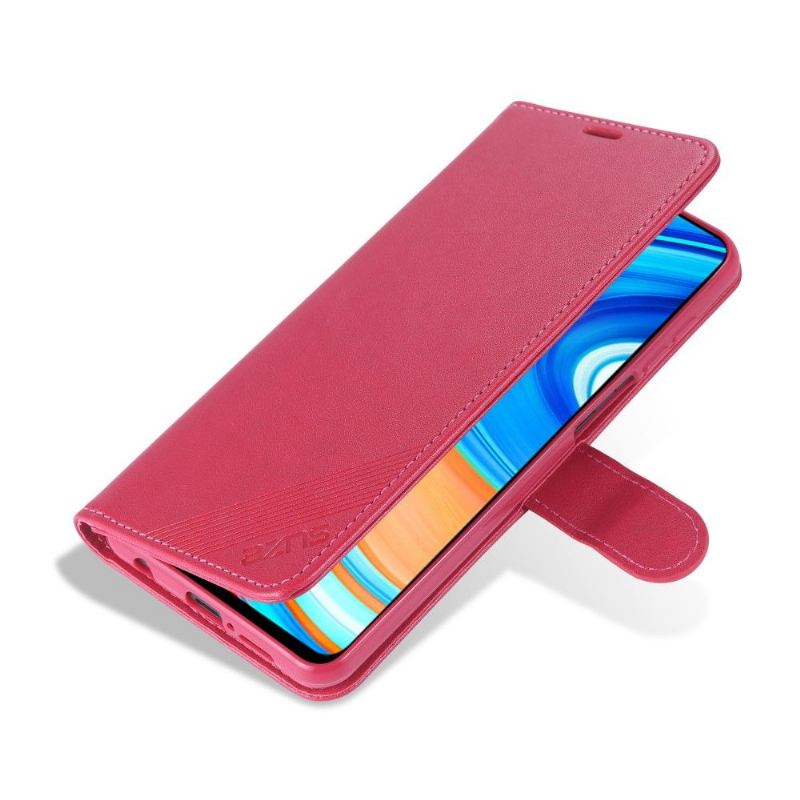 Flip Case Für Xiaomi Redmi Note 9S / Redmi Note 9 Pro Azns Retro-ledereffekt