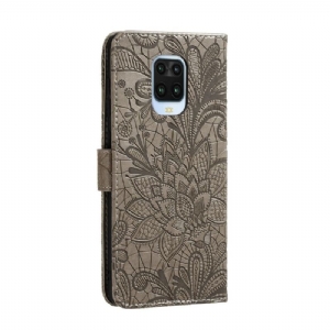 Flip Case Für Xiaomi Redmi Note 9S / Redmi Note 9 Pro Blumenspitze