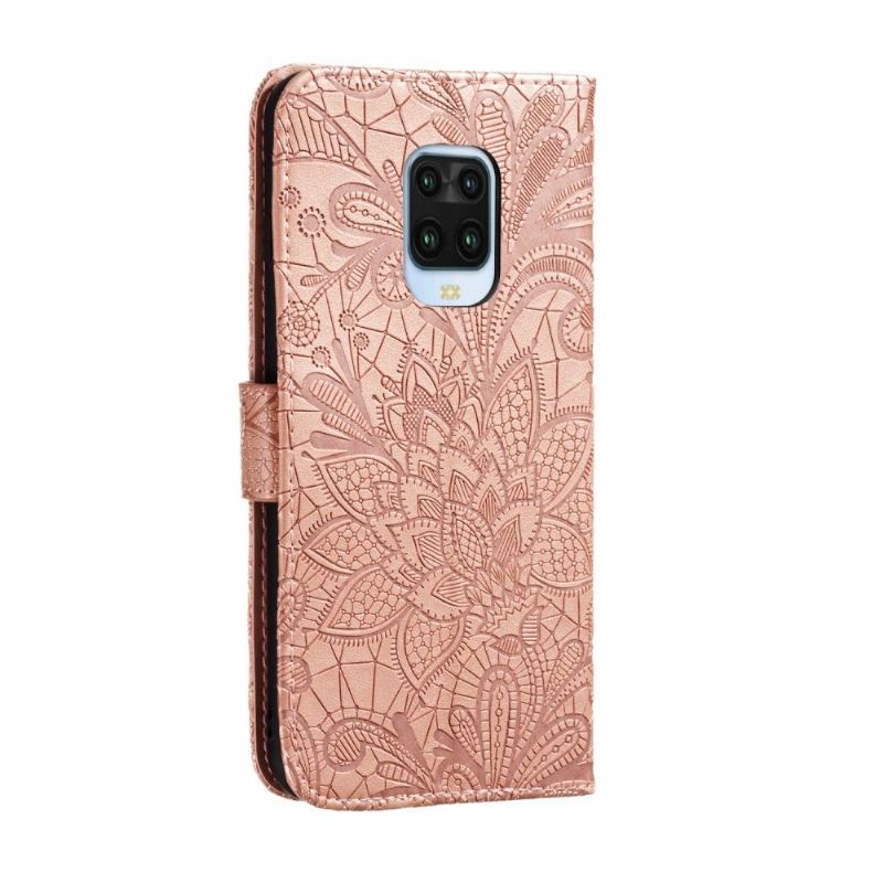 Flip Case Für Xiaomi Redmi Note 9S / Redmi Note 9 Pro Blumenspitze