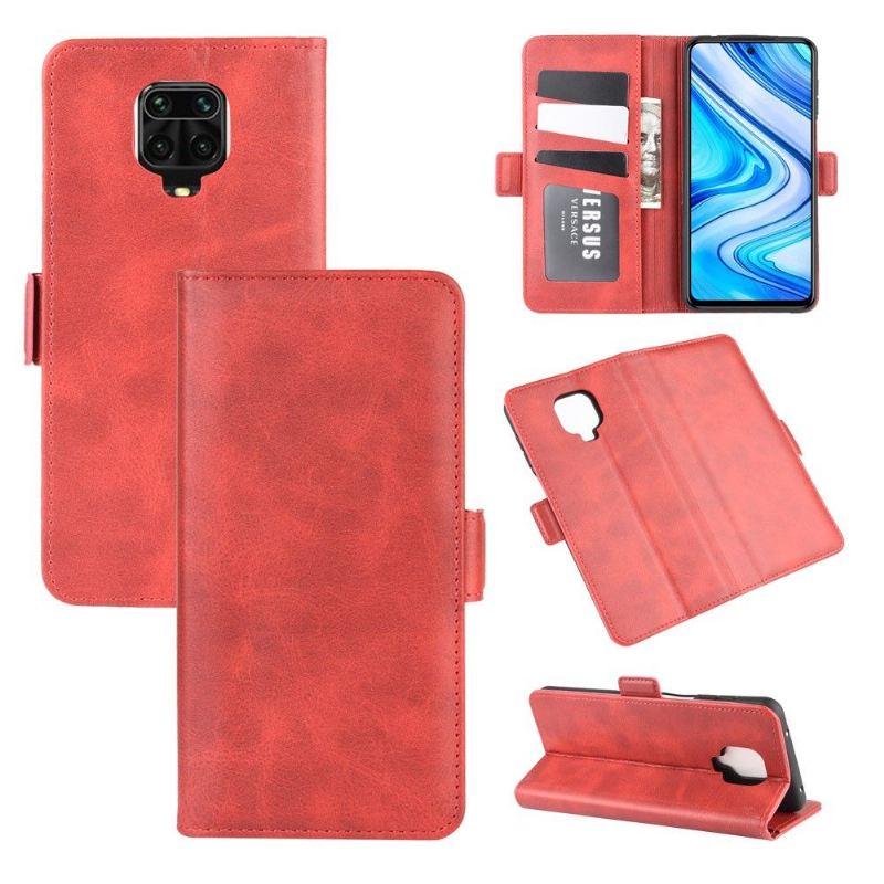 Flip Case Für Xiaomi Redmi Note 9S / Redmi Note 9 Pro Matter Kunstlederbezug