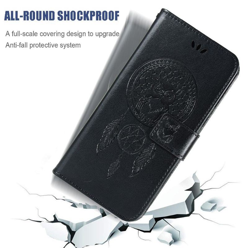 Flip Case Für Xiaomi Redmi Note 9S / Redmi Note 9 Pro Traumfänger-eule