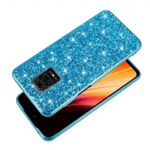 Handyhülle Für Xiaomi Redmi Note 9S / Redmi Note 9 Pro Glamour Strass Pailletten