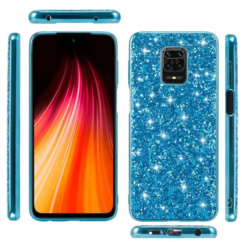 Handyhülle Für Xiaomi Redmi Note 9S / Redmi Note 9 Pro Glamour Strass Pailletten