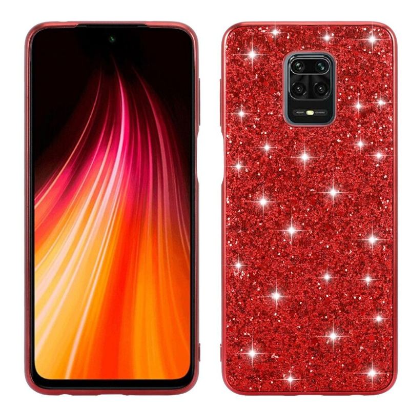 Handyhülle Für Xiaomi Redmi Note 9S / Redmi Note 9 Pro Glamour Strass Pailletten