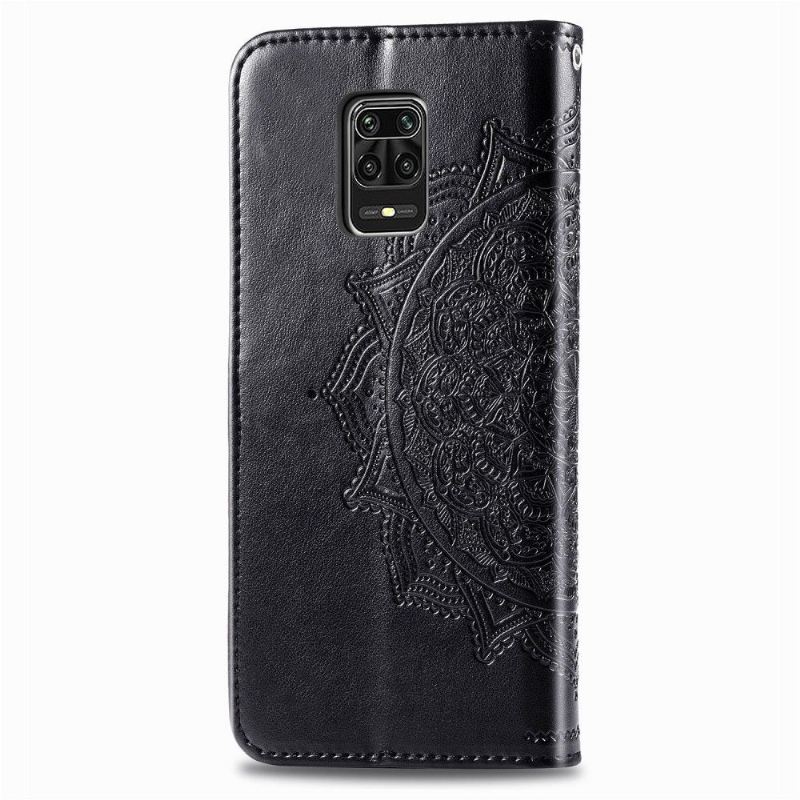 Lederhüllen Für Xiaomi Redmi Note 9S / Redmi Note 9 Pro Anti-Sturz Mandala-kartenhalter